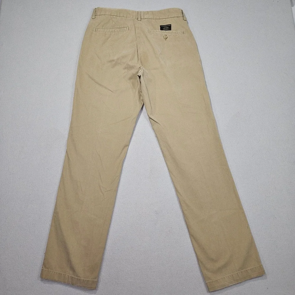 Banana Republic VTG Straight Fit Gavin Chino Pants Khaki Sz 31/32